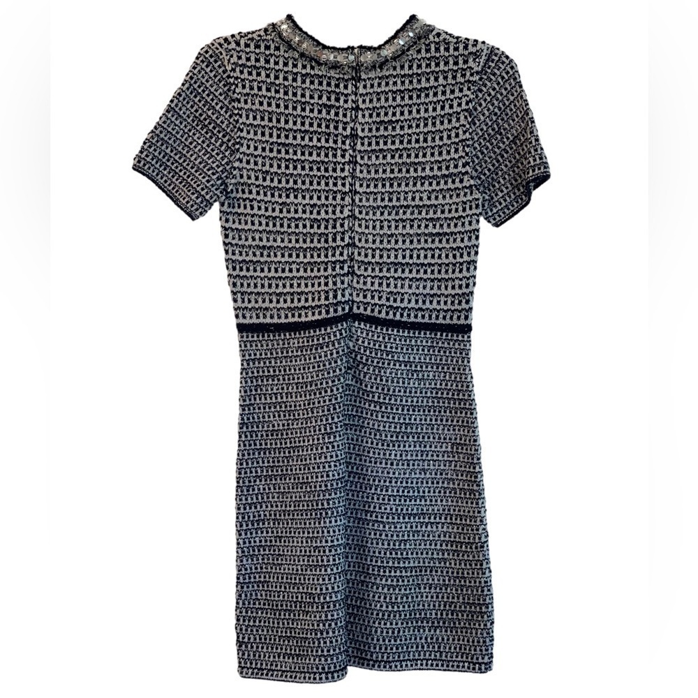 Tory Burch Embellished Tweed dress. Size medium GUC - Picture 6 of 11